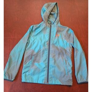Under Armour Youth Boys Lightweight‎ Sackpack Hooded Windbreaker Jacket Size YMD